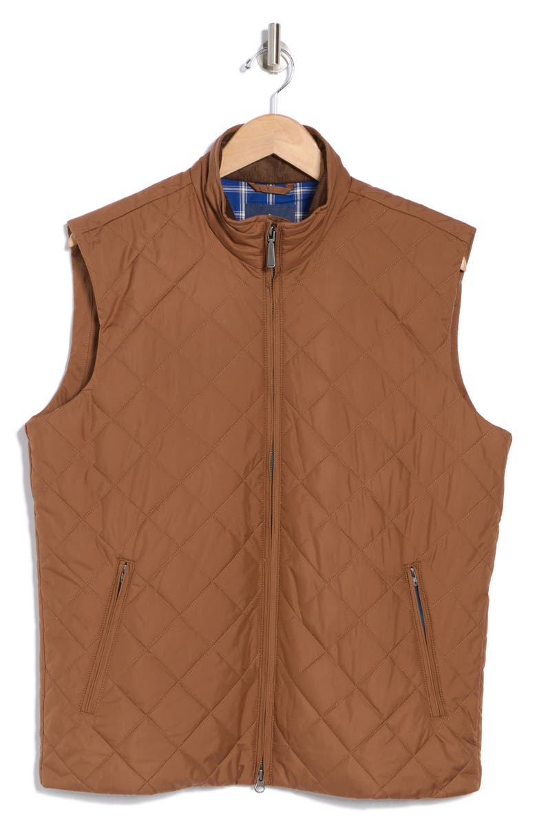 Brooks Brothers Water Repellent Diamond Quilted Vest, Alternate, color,