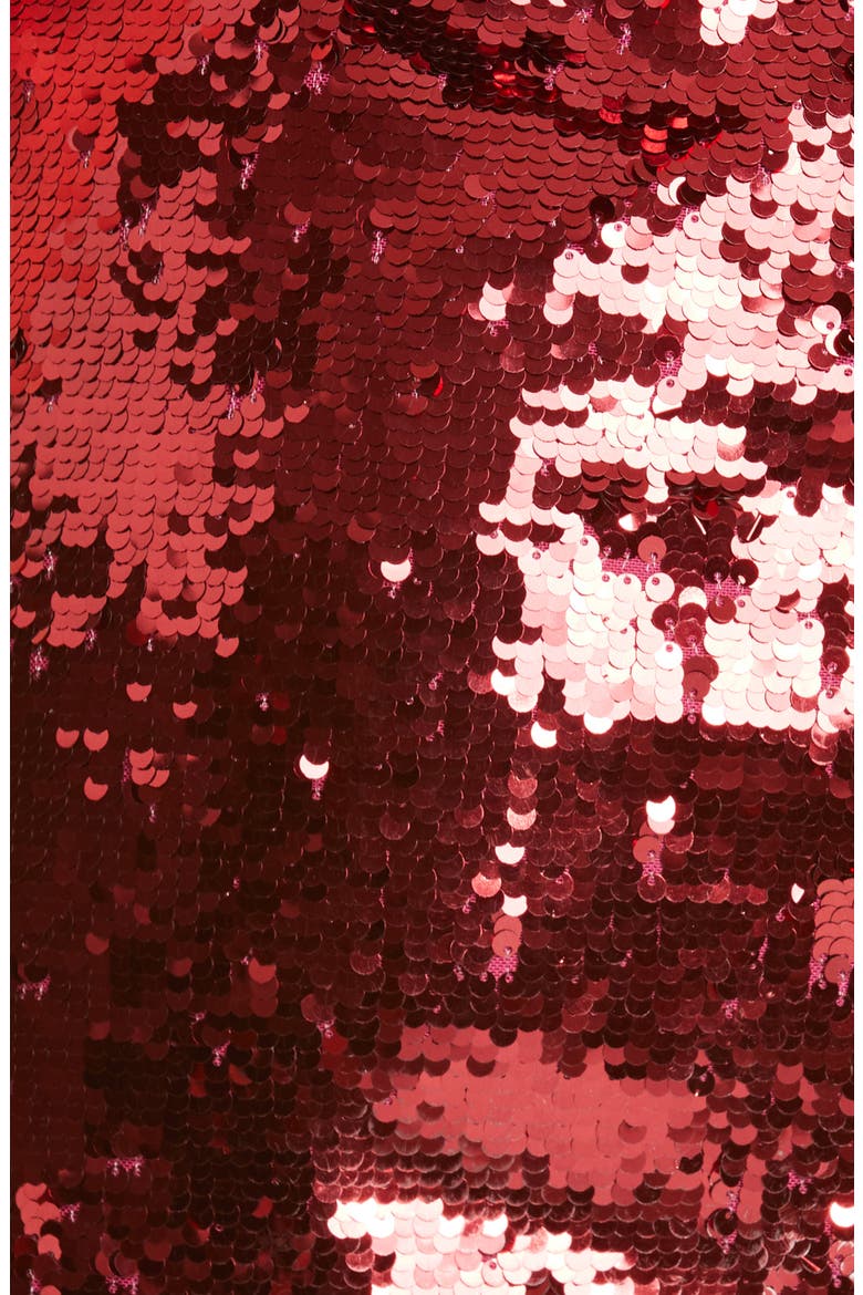 Brenna Sequin Cocktail Dress, Alternate, color, BORDEAUX