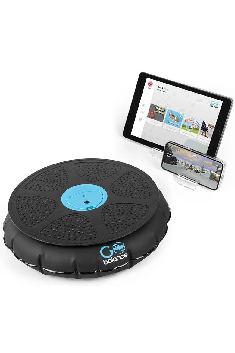 GoBalance Play App-Enabled Interactive Balance Board, Alternate, color, Multicolored
