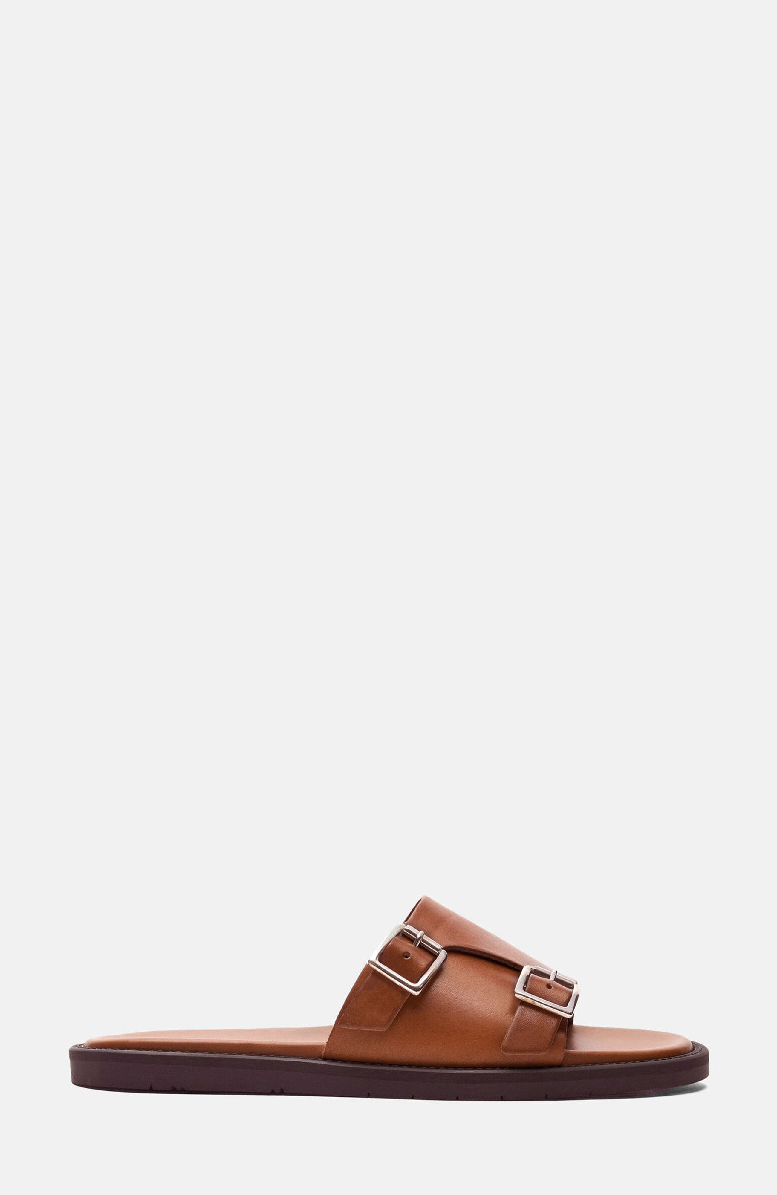 Costantino Sandals, Alternate, color, Cognac - Calf