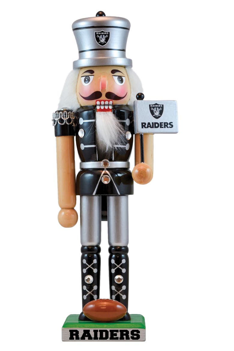 Las Vegas Raiders Collectible Nutcracker, Main, color, Multicolor