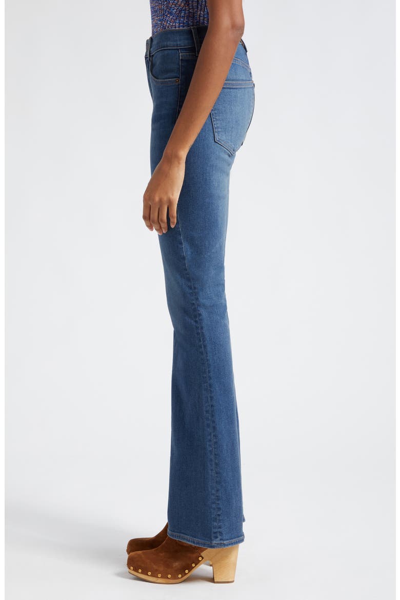 Beverly High Waist Slim Crop Flare Jeans, Alternate, color, THRILLER