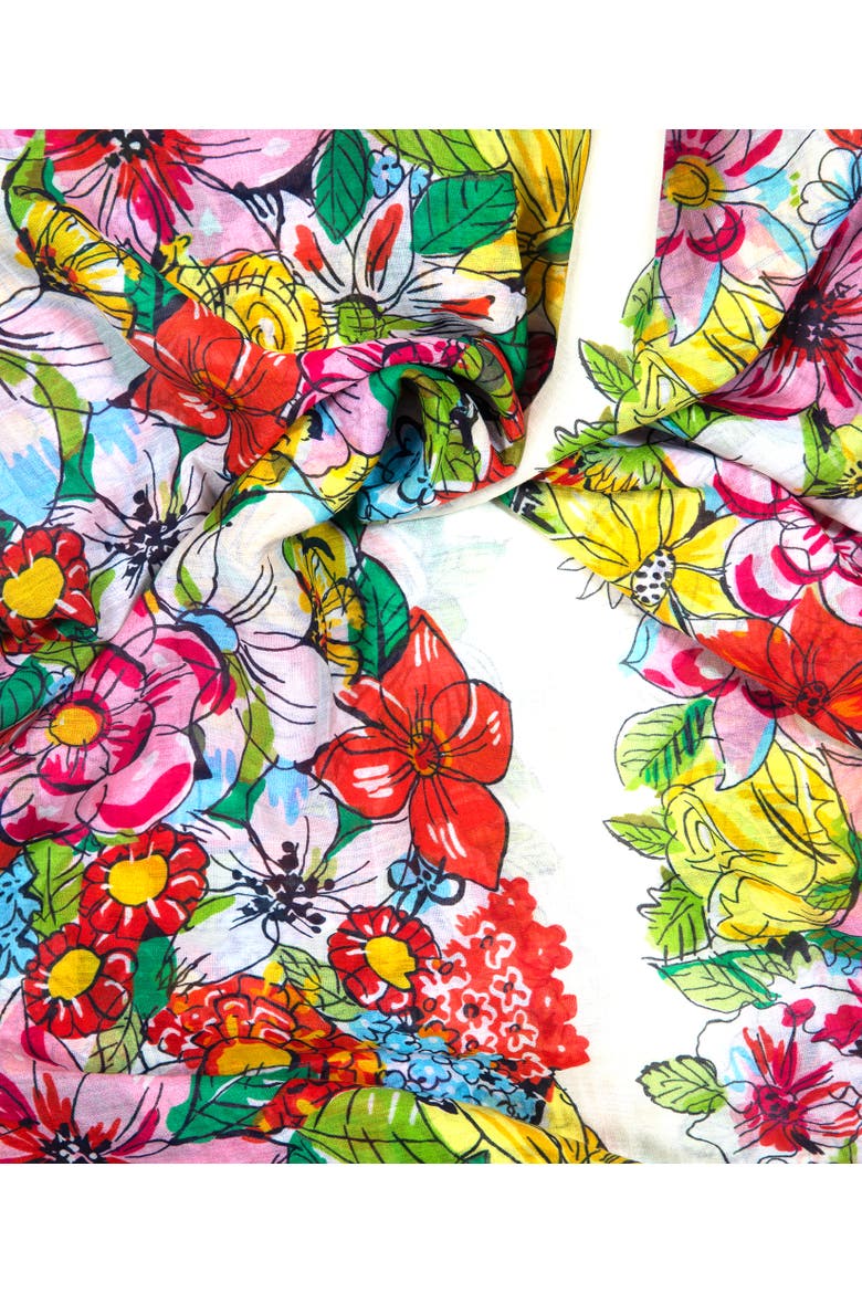 Floral Sarong, Alternate, color, Multi