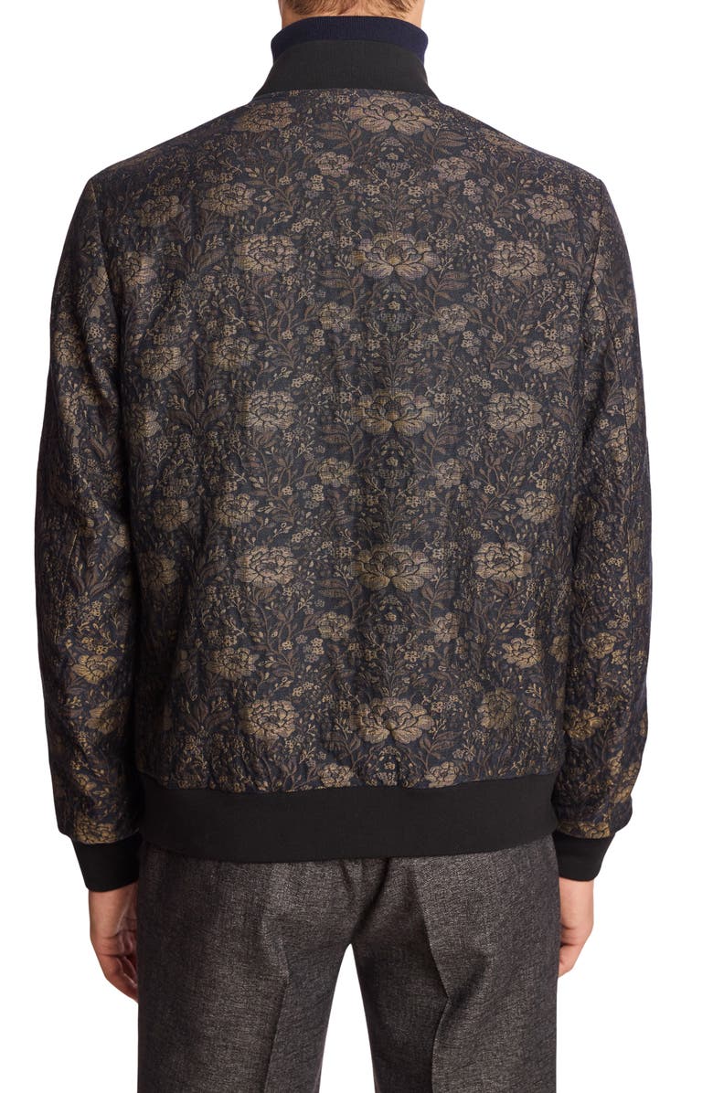 PAISLEY & GRAY Hyde Bomber Jacket, Alternate, color, Blue Multi