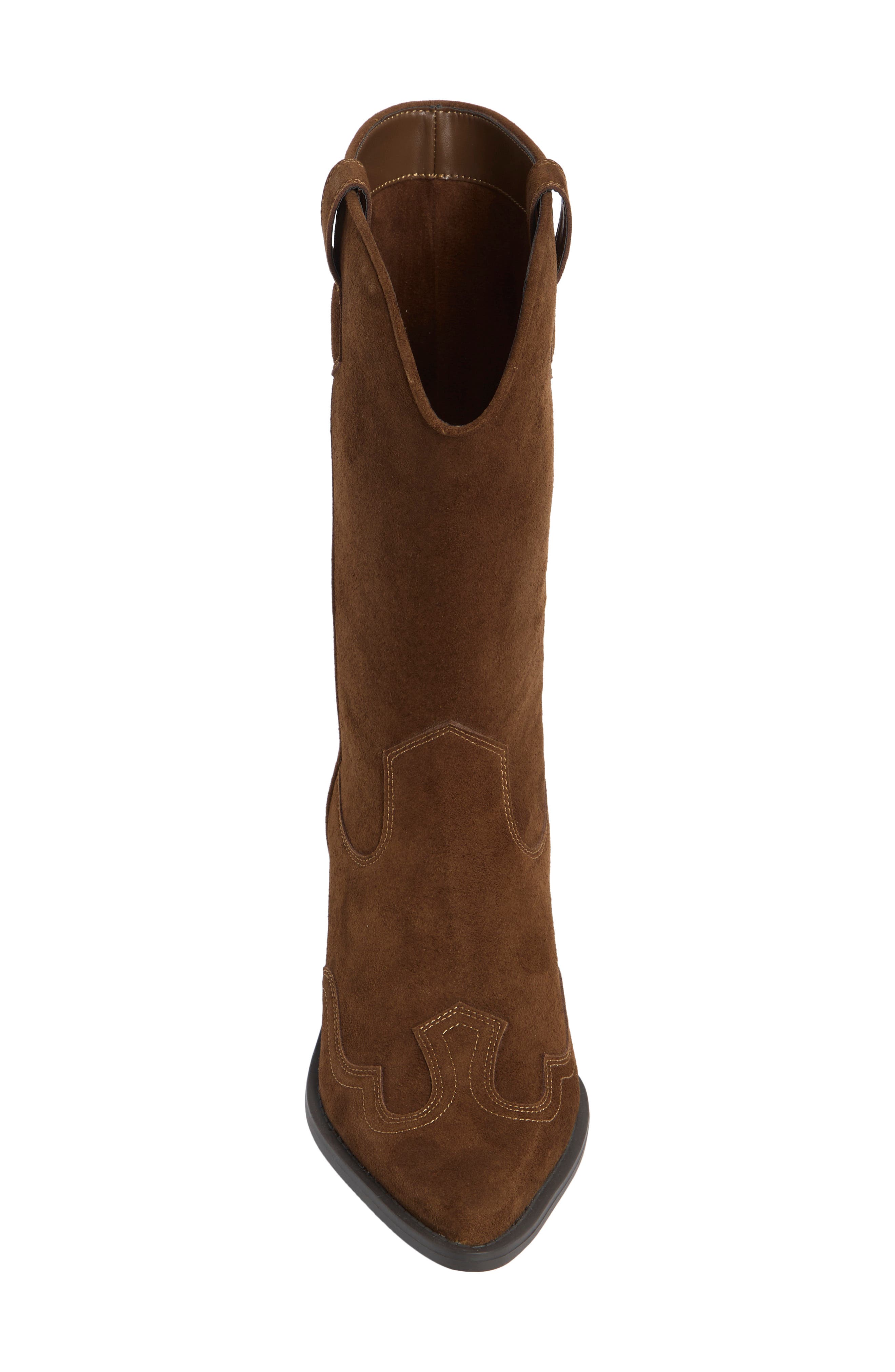 Britta Western Boot, Alternate, color, BROWN
