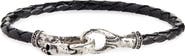 John Varvatos Braided Leather Bracelet