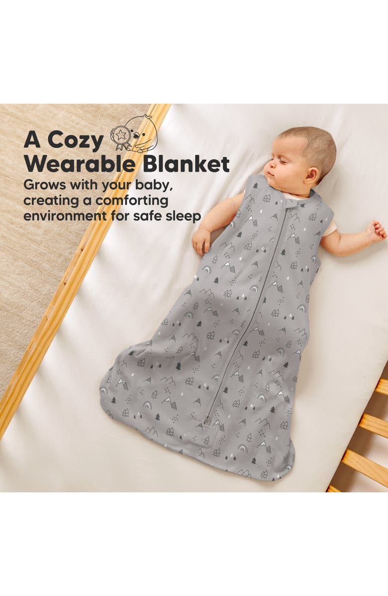 KeaBabies 2-Pack Snooze Sleep Sacks, Alternate, color, Woodland