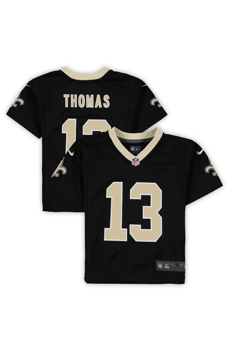 Nike Preschool Nike Michael Thomas Black New Orleans Saints Game Jersey, Main, color, Black