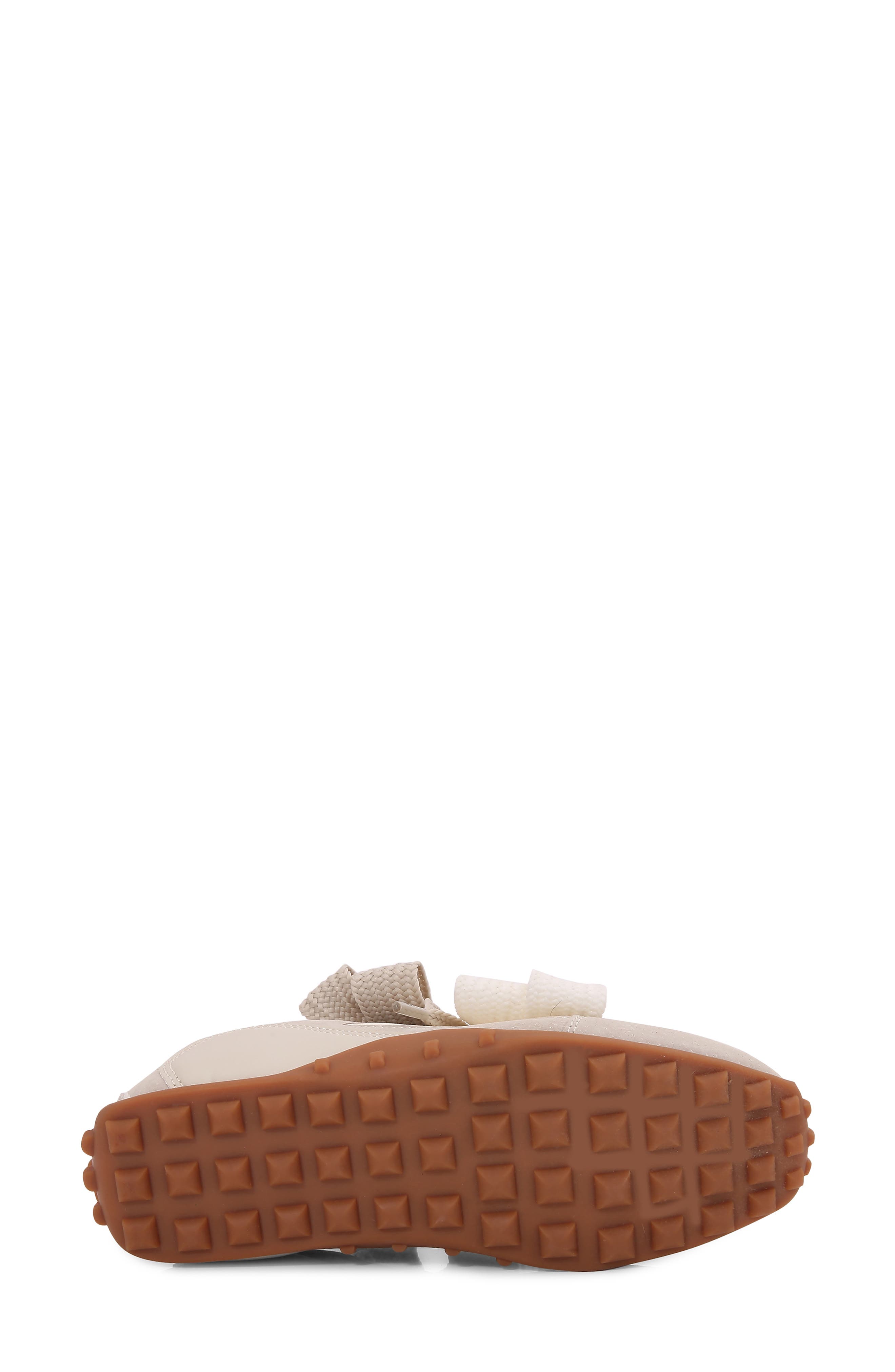 Ribbon Lace Sneaker, Alternate, color, CREAM