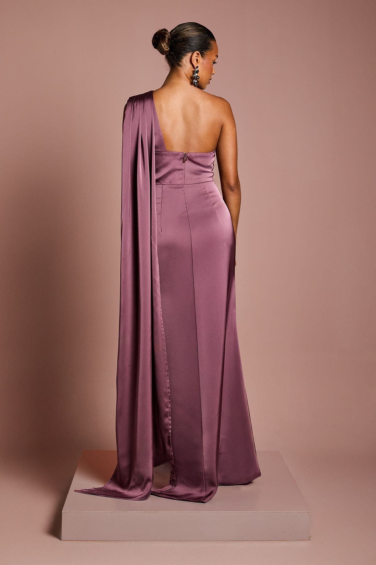 Petite One Shoulder Maxi Dress - image 2