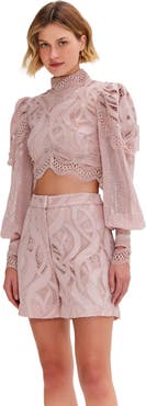 PatBO Aura Lace Short