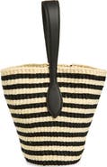 LIFFNER Single Handle Straw Basket Tote