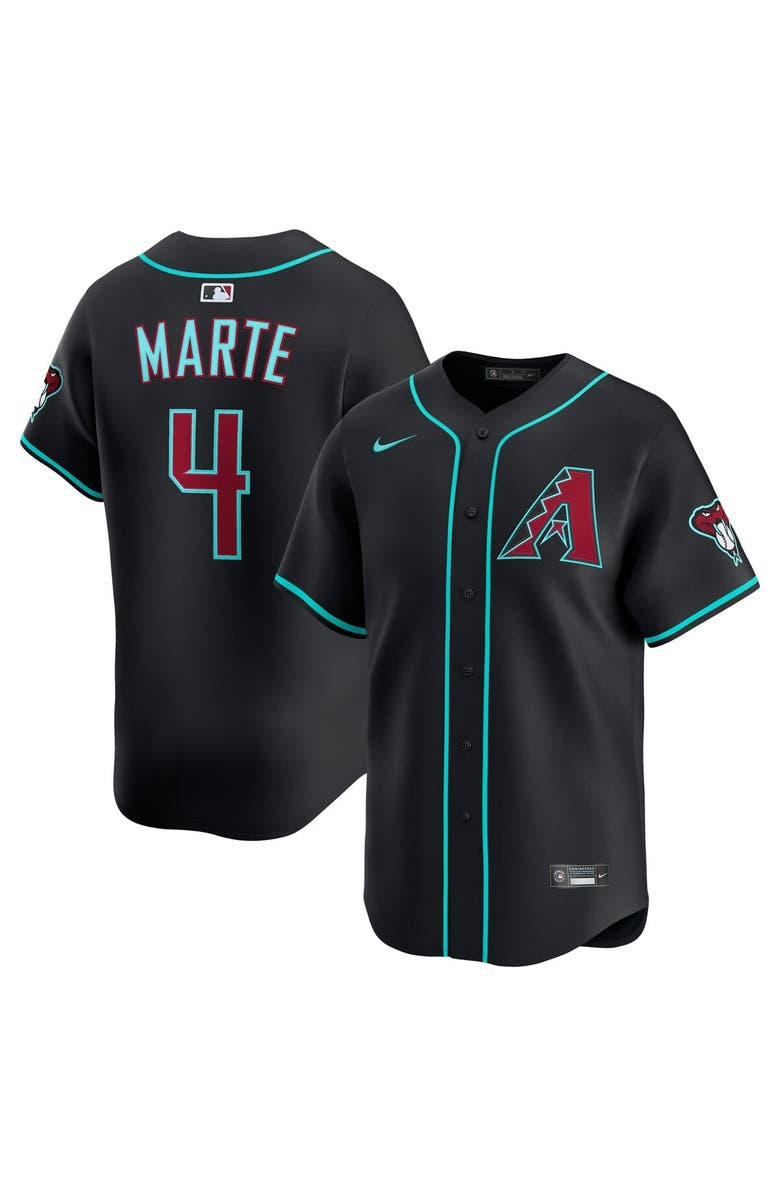 Nike Men's Nike Ketel Marte Black Arizona Diamondbacks Alternate Limited Jersey, Main, color,