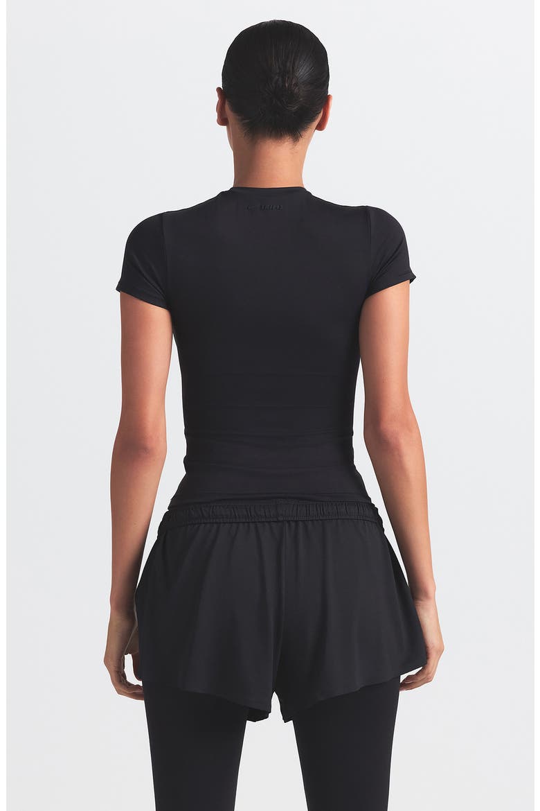 Airy Mini Shorts, Alternate, color, OBSIDIAN
