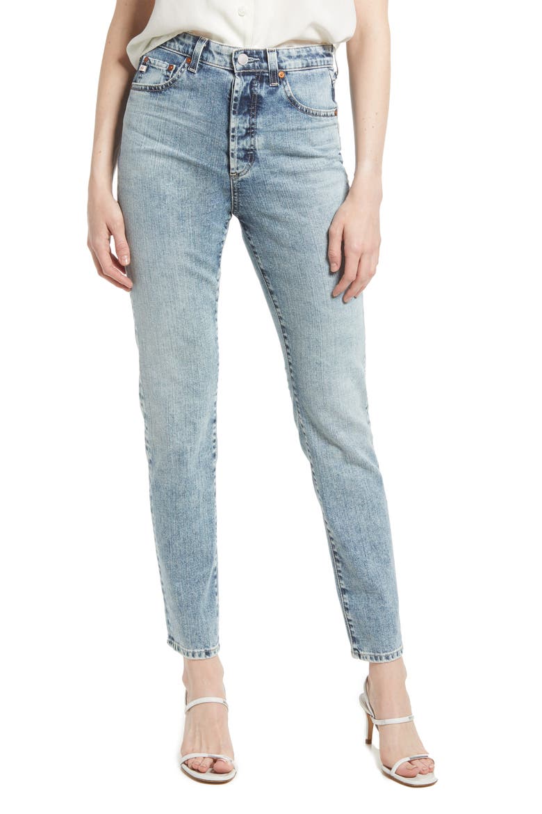 Alexxis High Waist Slim Fit Jeans, Main, color, 23 YEARS UTOPIA