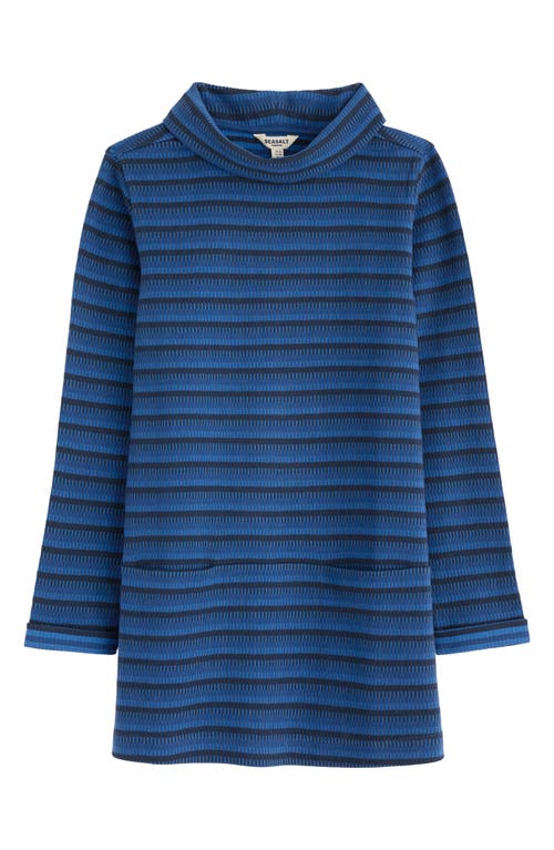 Seasalt Cornwall Mawgan Turtleneck Tunic Top In Blue