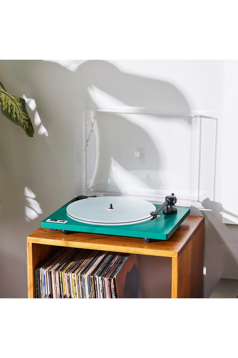 Orbit 2 Plus Turntable with Built-in Preamp and Ortofon OM 5E Cartridge, Alternate, color, Jungle Green