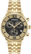Versace Classic Round Chrono Bracelet Watch, 38mm