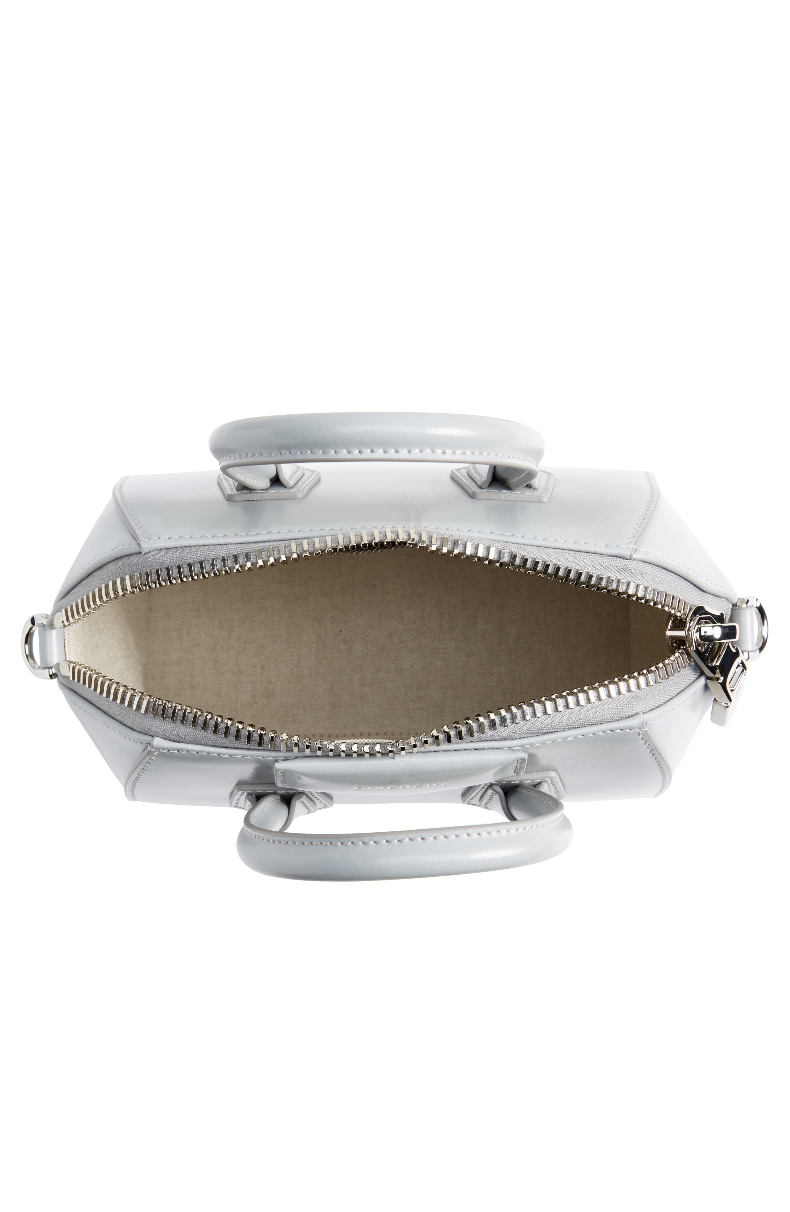 Givenchy Mini Antigona Leather Satchel, Alternate, color, 