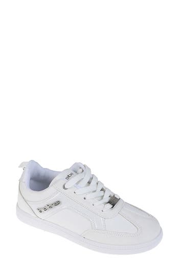 Bebe Glitter Sneaker In Silver