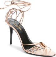 Saint Laurent Babylone Ankle Tie Sandal