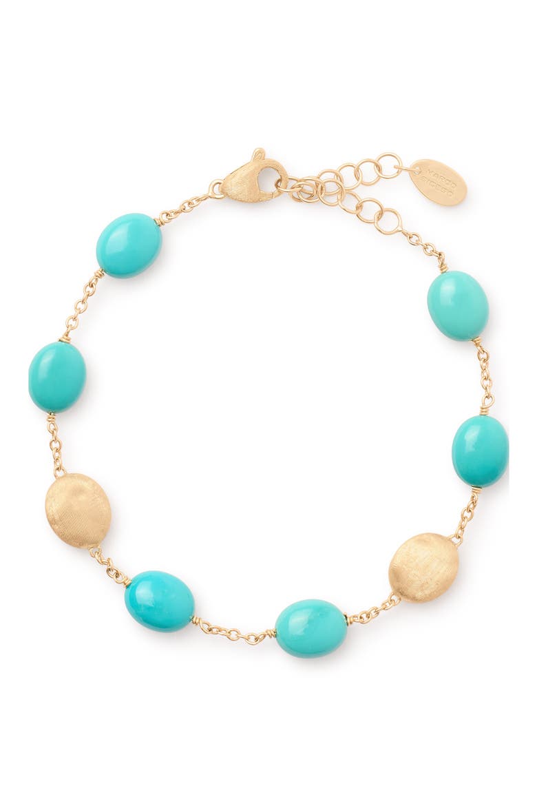 Siviglia Turquoise Bracelet, Main, color, 18K YELLOW GOLD