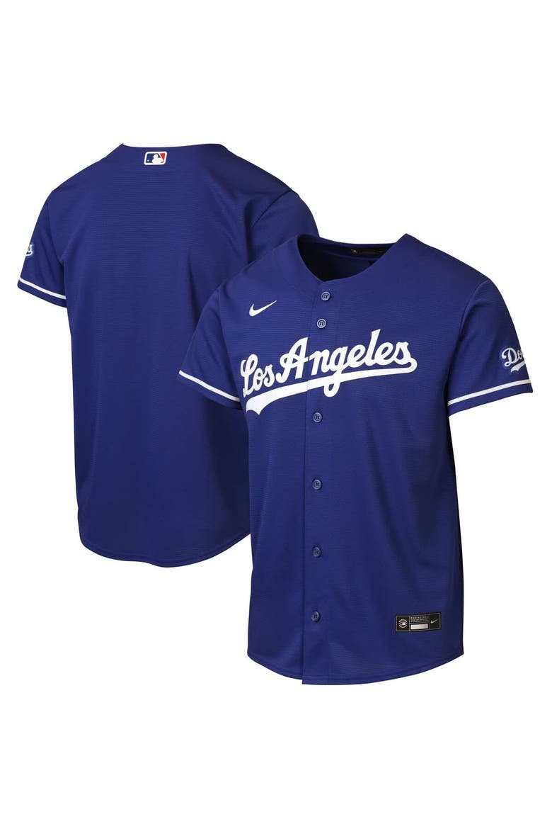 Youth Nike  Royal Los Angeles Dodgers Alternate 2 Stadium Jersey, Main, color, Royal