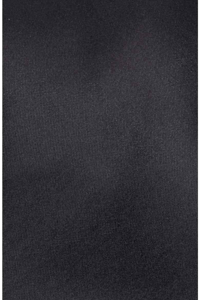 Solid Satin Silk Tie, Alternate, color, BLACK