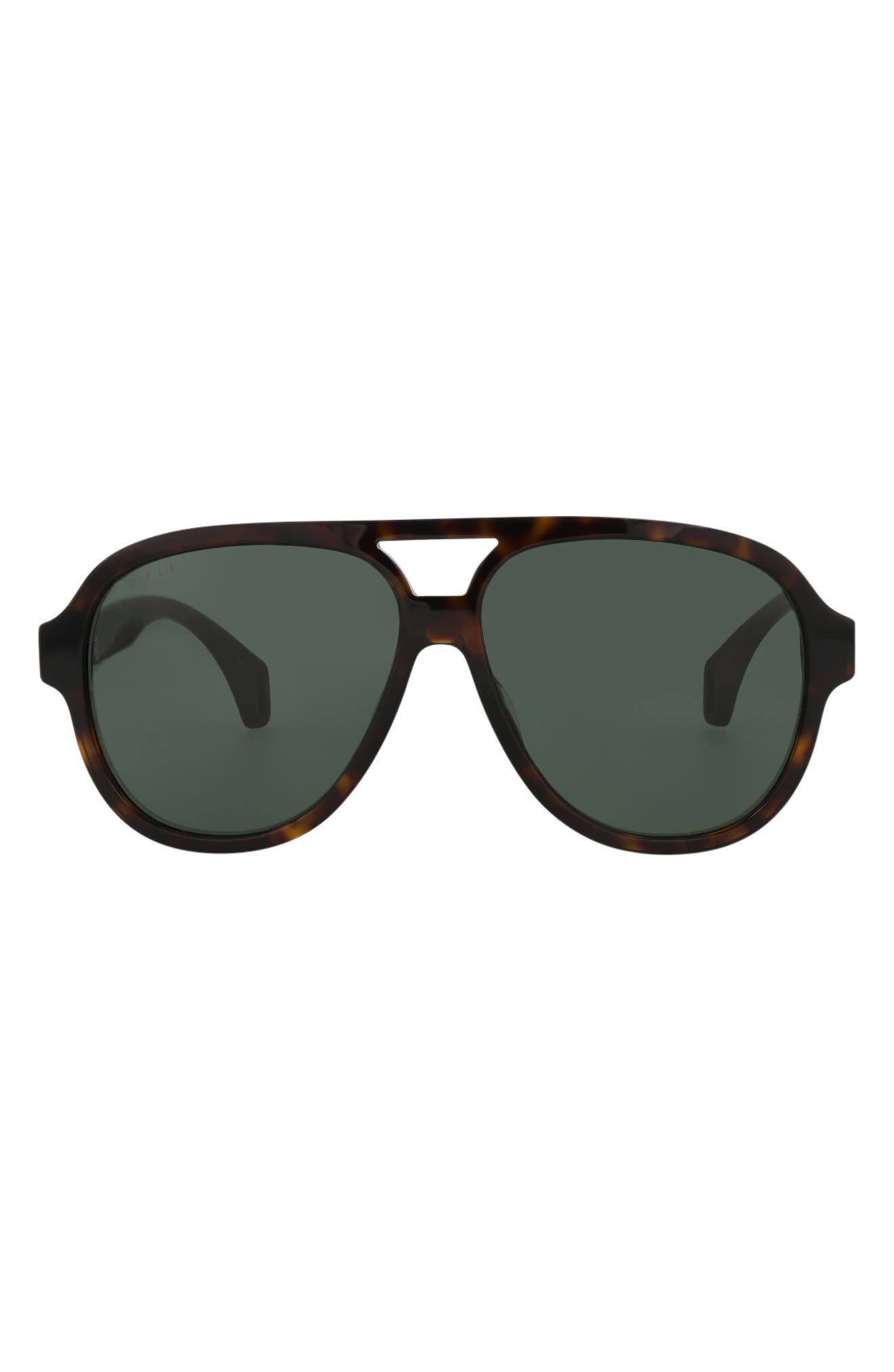 Gucci 58mm Pilot Sunglasses