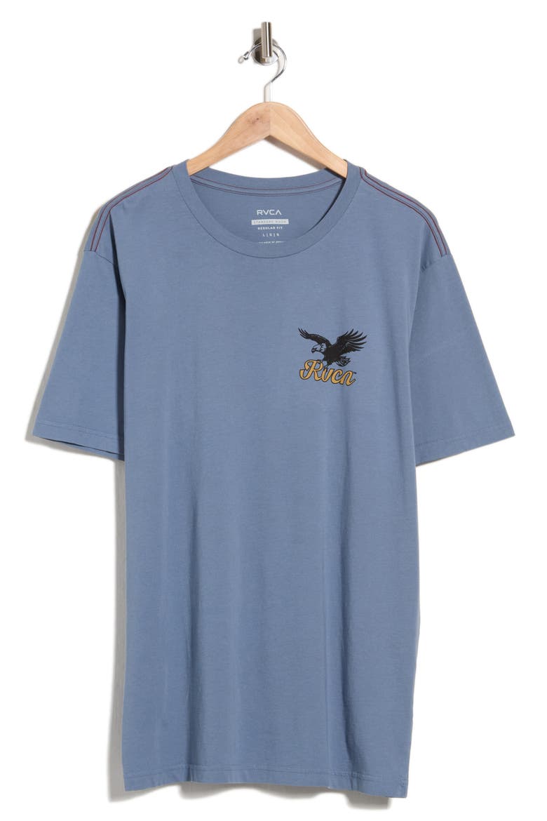 On Wings Graphic T-Shirt, Main, color, VINTAGE NAVY