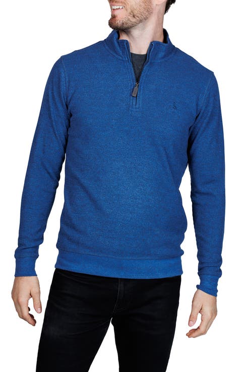 Quarter Zip Cozy Knit Pullover