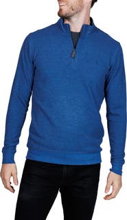 TailorByrd Quarter Zip Cozy Knit Pullover