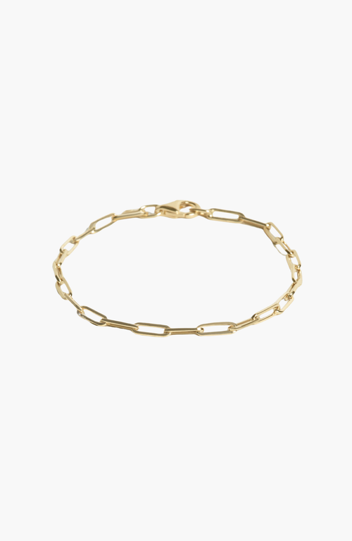 Kinn Paperclip Link Chain Bracelet In Gold