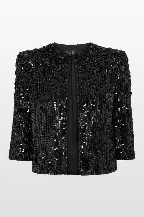 Jenny Packham Gaia Jacket In Brown