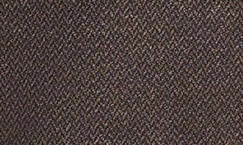 Vince Herringbone Long Sleeve Quarter Zip Polo In Gray