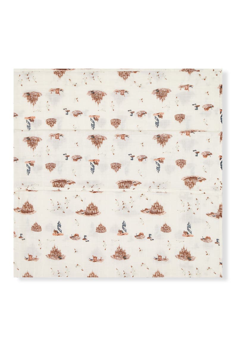 Organic Cotton Swaddle, Alternate, color, Sandcastle