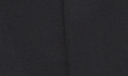 Sacai Belted Suiting Denim Mini Shorts In Black/indigo