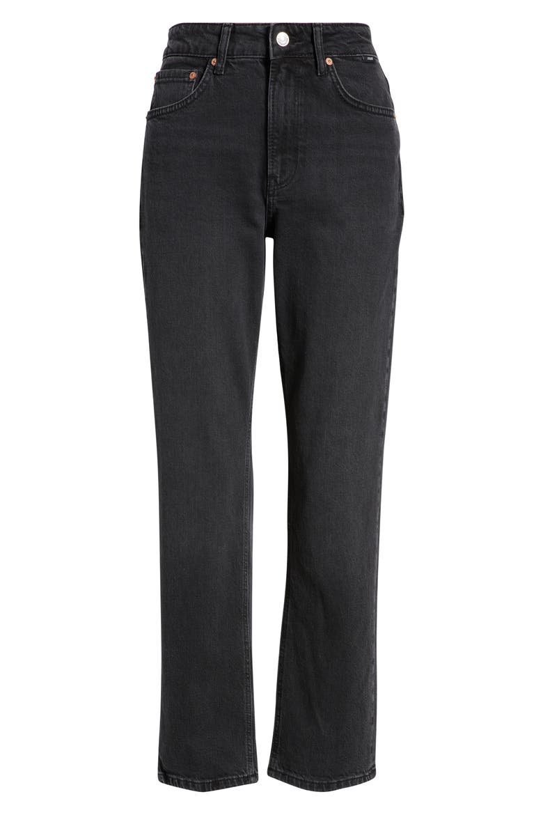 New York Straight Leg Jeans, Alternate, color, DARK SMOKE CLASSIC B