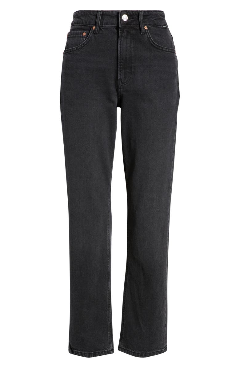 Mavi Jeans New York Straight Leg Jeans, Alternate, color, Dark Smoke Classic B