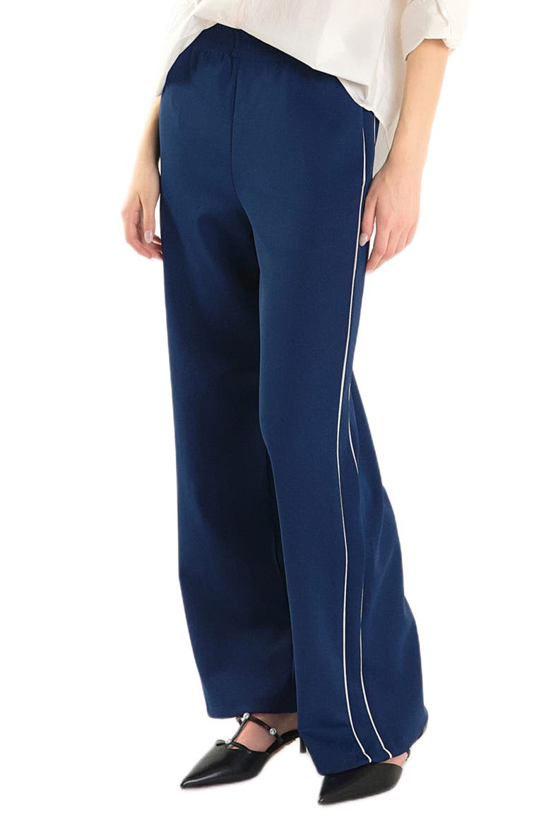 Sweatpants with Piping, Alternate, color, NAVY