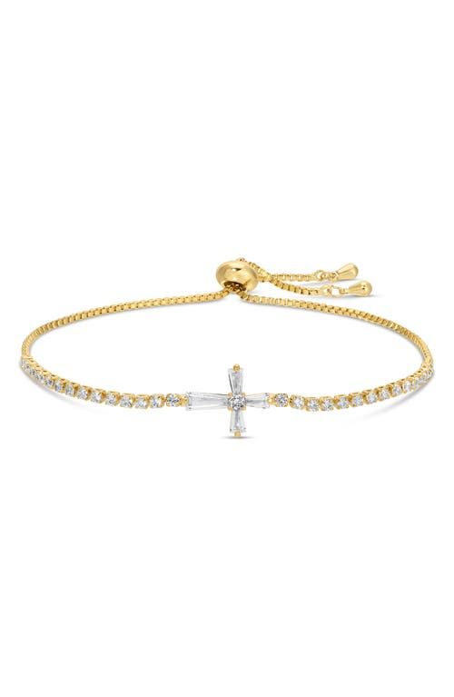 Eye Candy Los Angeles Mary Cz 3-pack Assorted Bracelets In Gold