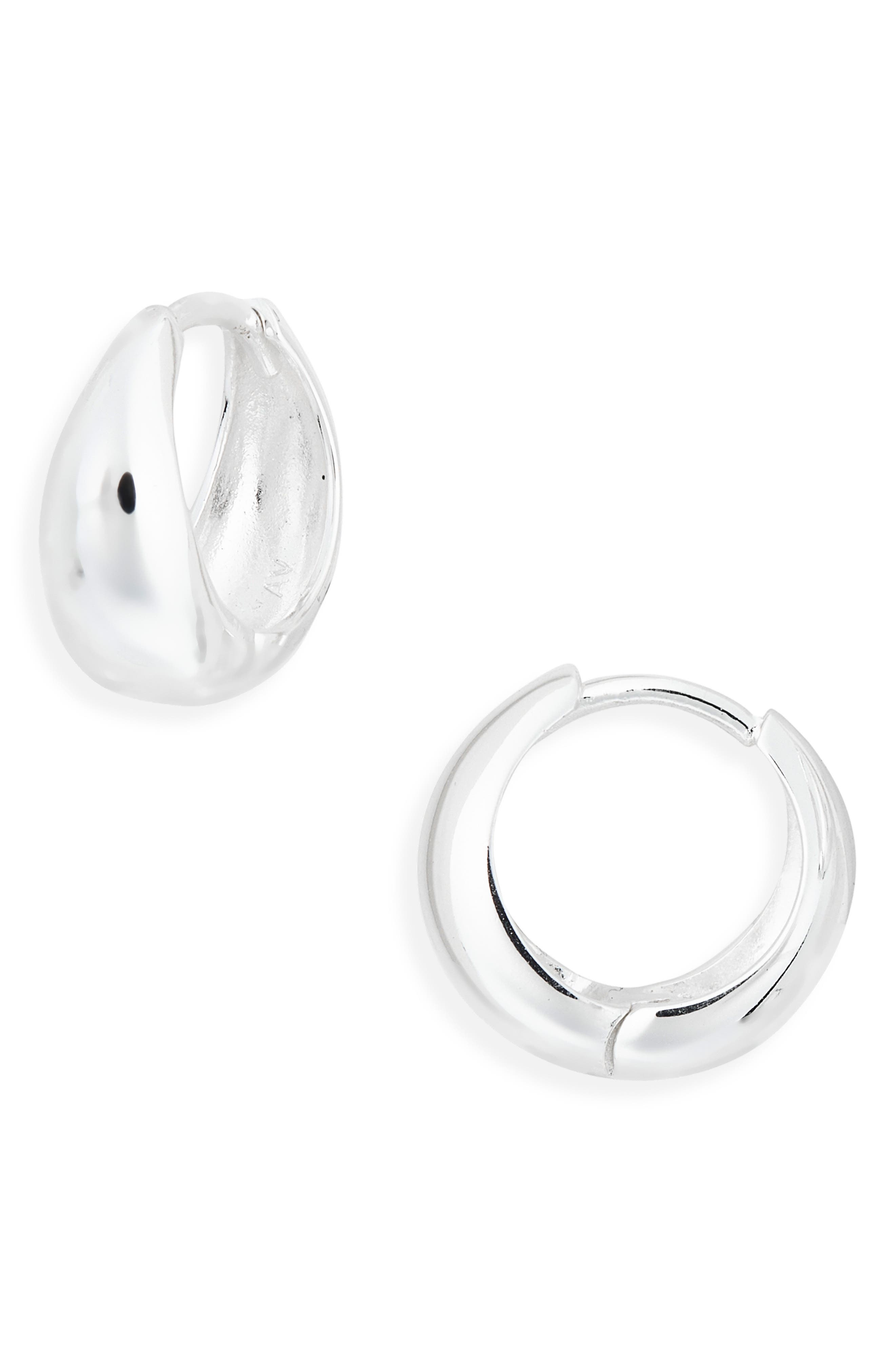 Puffy Hoop Earrings