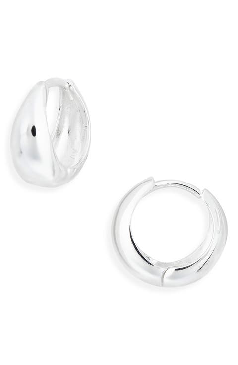 Puffy Hoop Earrings