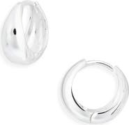 ARGENTO VIVO Puffy Hoop Earrings