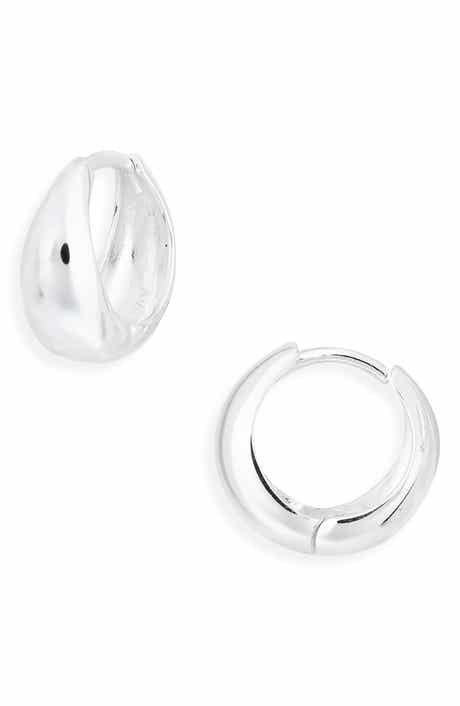Puffy Hoop Earrings