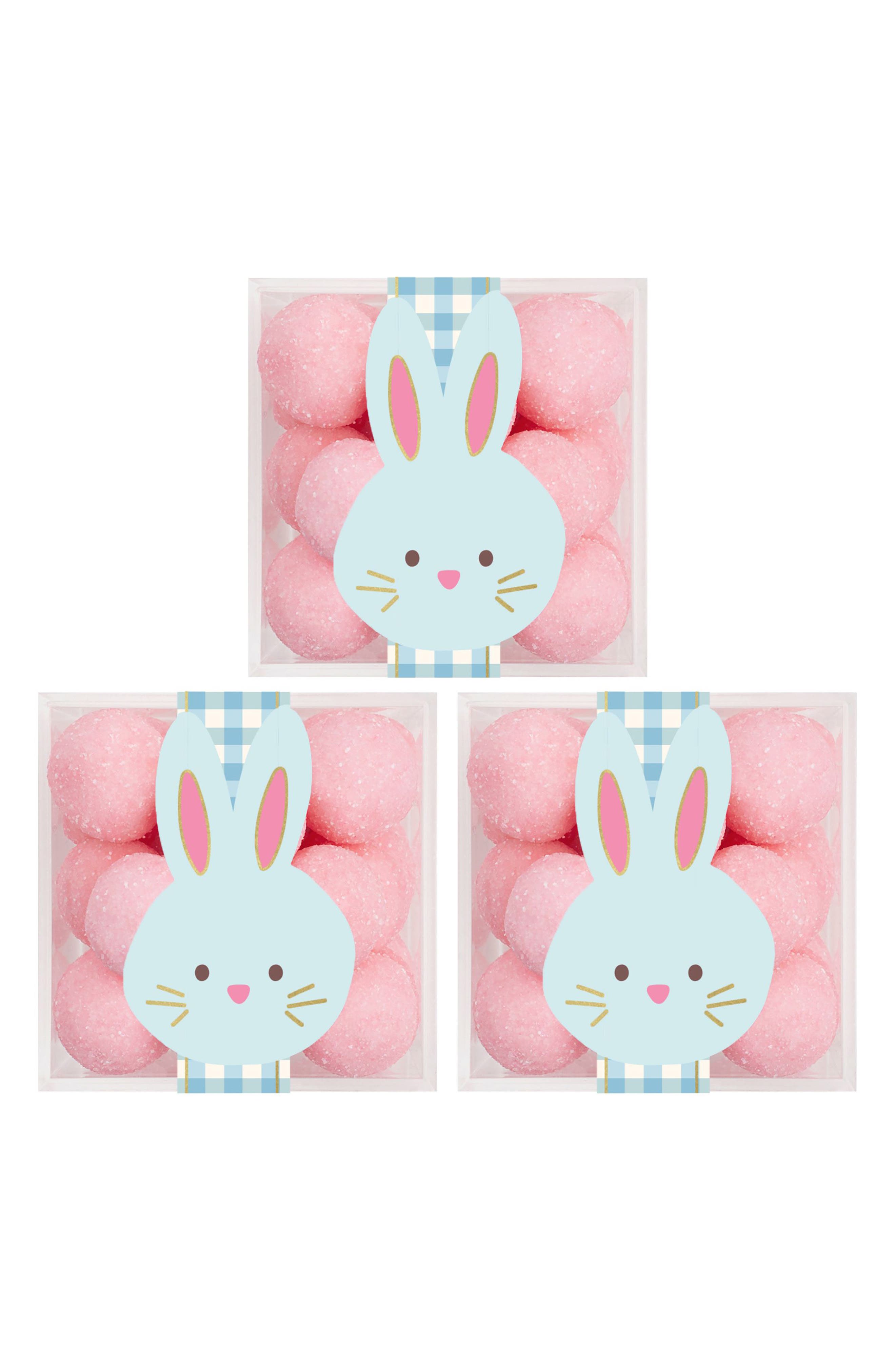sugarfina Bunny Tails Set of 3 Candy Cubes
