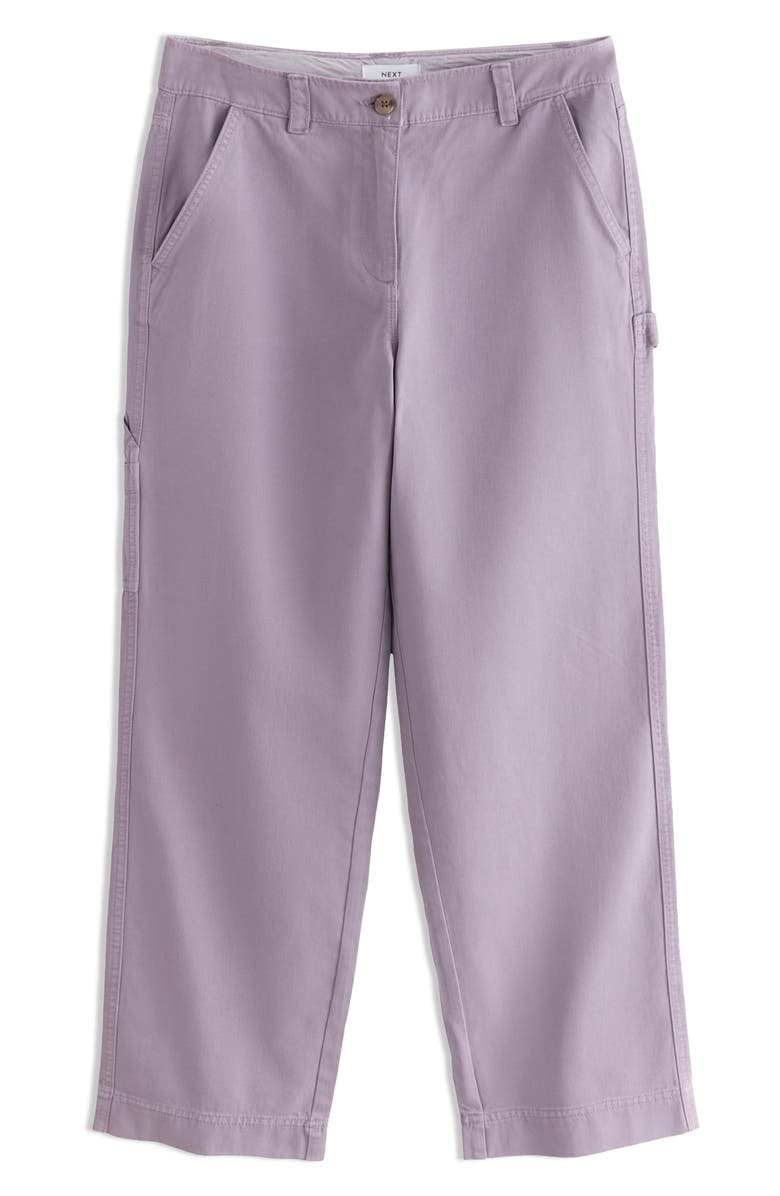 NEXT Cotton Carpenter Pants, Alternate, color, Purple