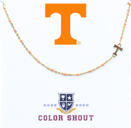 Color Shout University of Tennessee Side Necklace