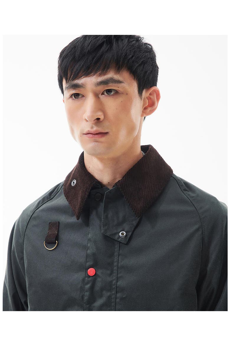 Lunar Spey Waxed Cotton Jacket, Alternate, color, SAGE