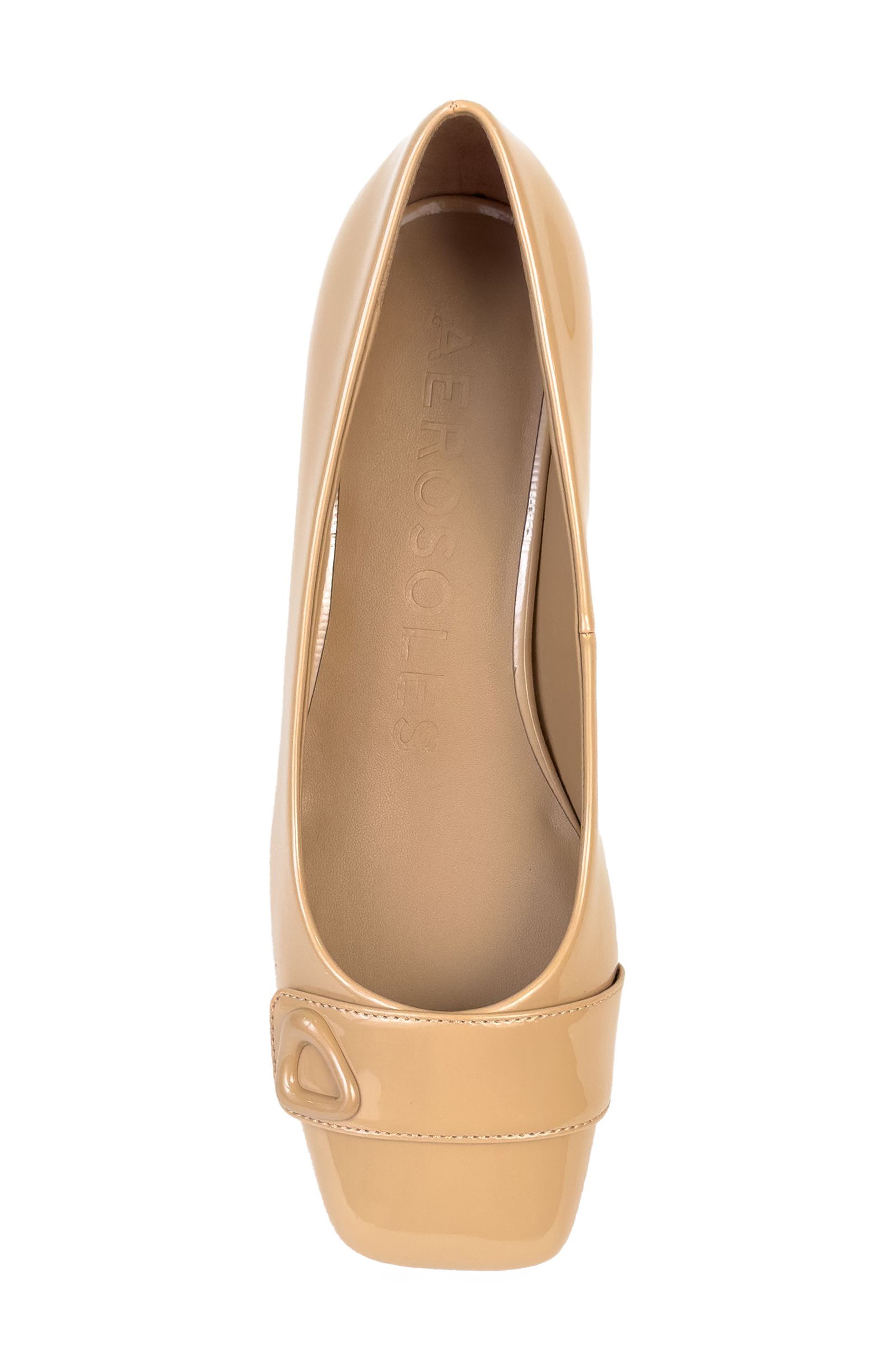 Aerosoles Isai Pump, Alternate, color, Beige Bisque Faux Leather